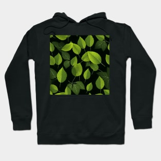 Green Leaves Pattern 6 Hoodie